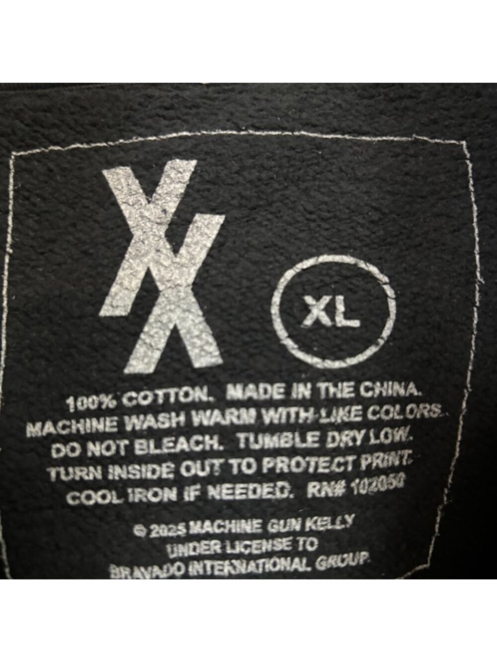 Machine Gun Kelly Tickets to My Downfall Oversized Hoodie XL - Picture 4 of 4